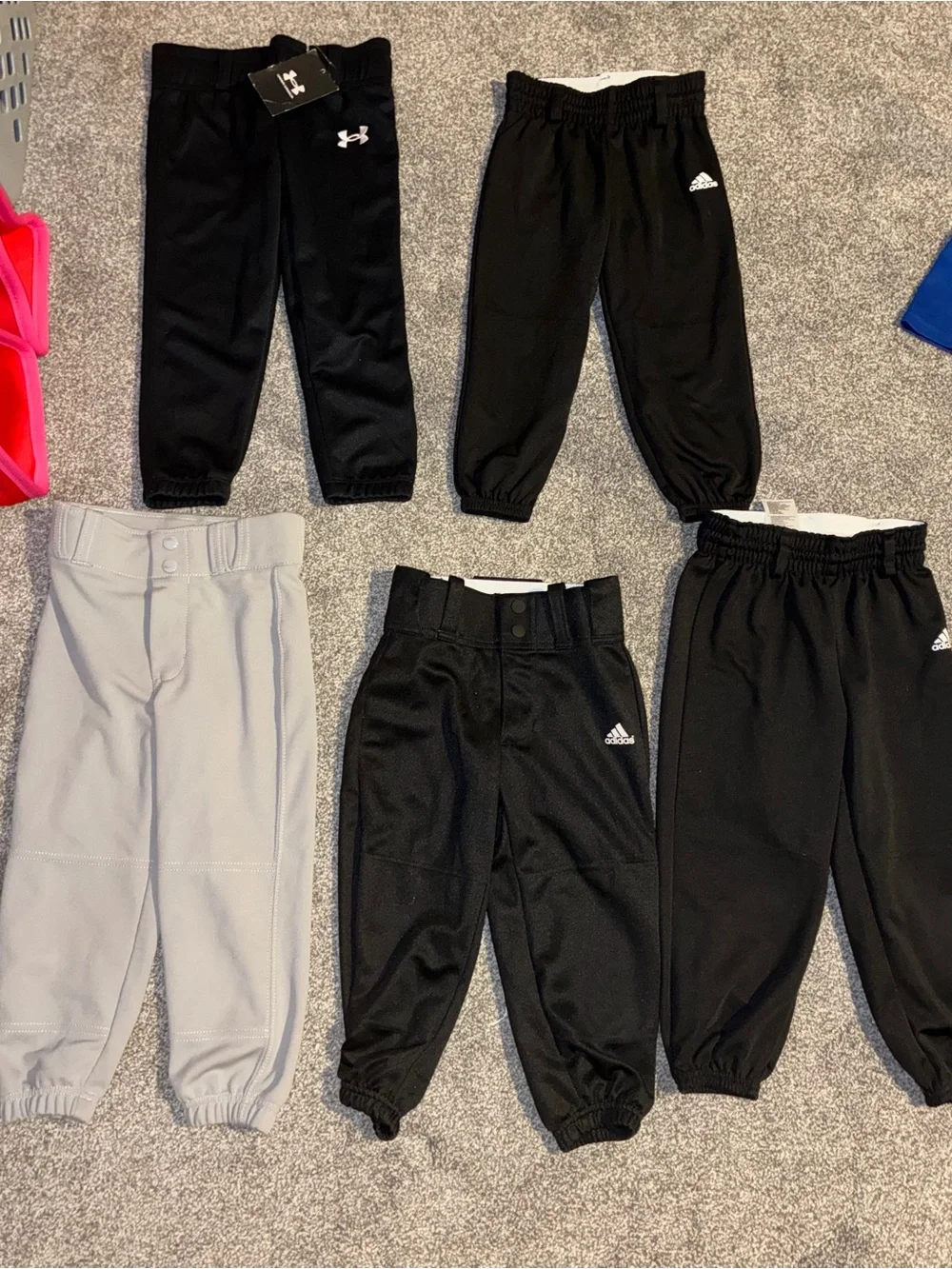 Under Armour & Adidas Boys Baseball Pants bundle